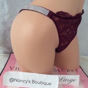 Victoria’s Secret bombshell shine Strap Brazilian